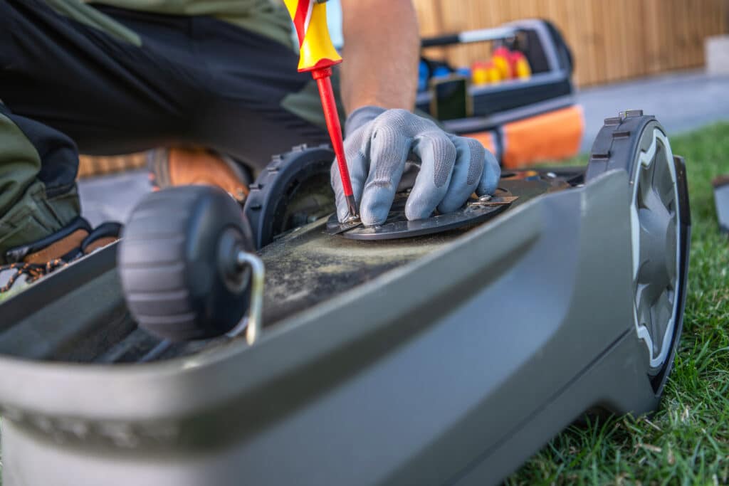 Robotmaaier onderhoud